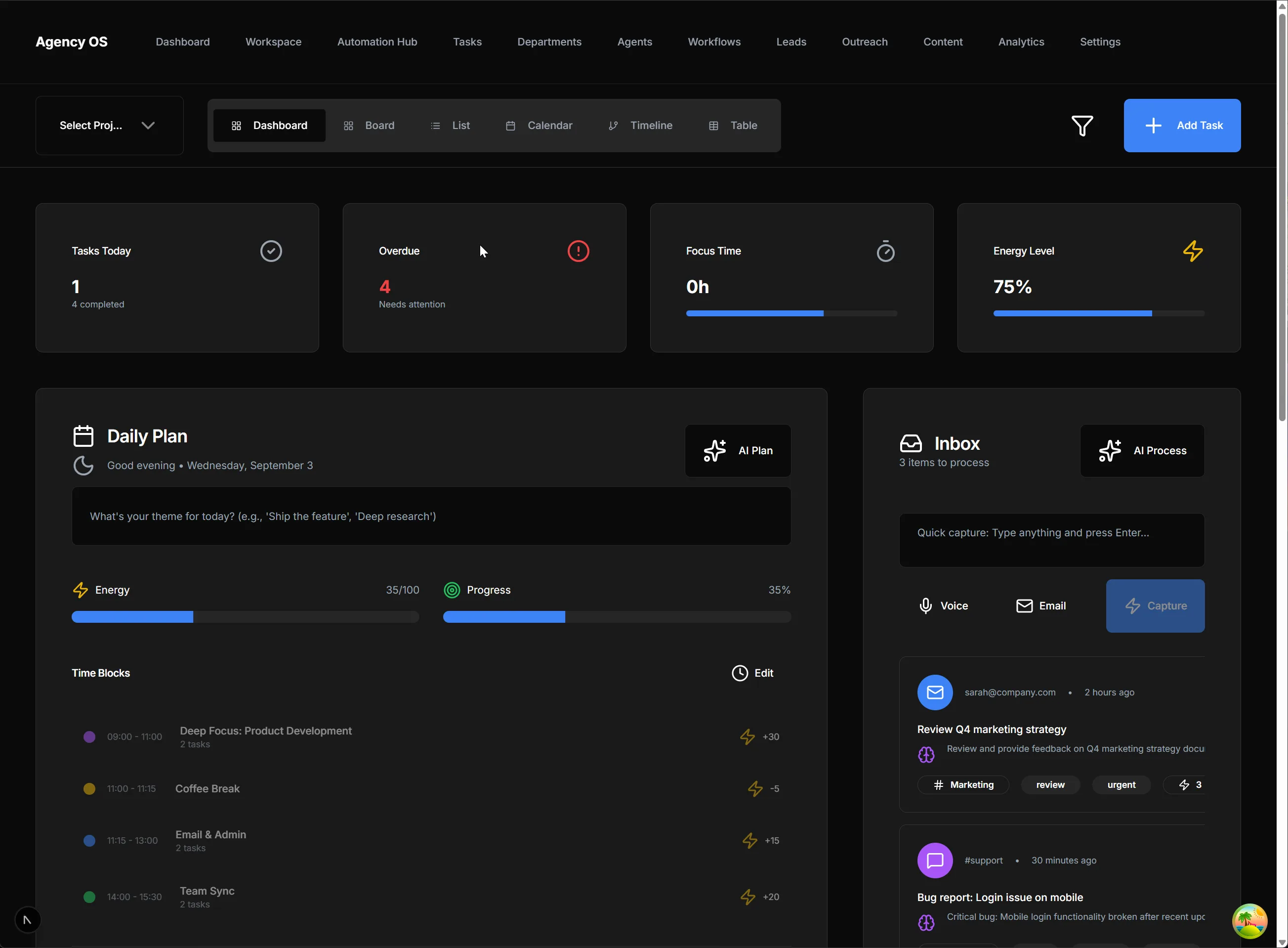Agencyos Screenshot 1