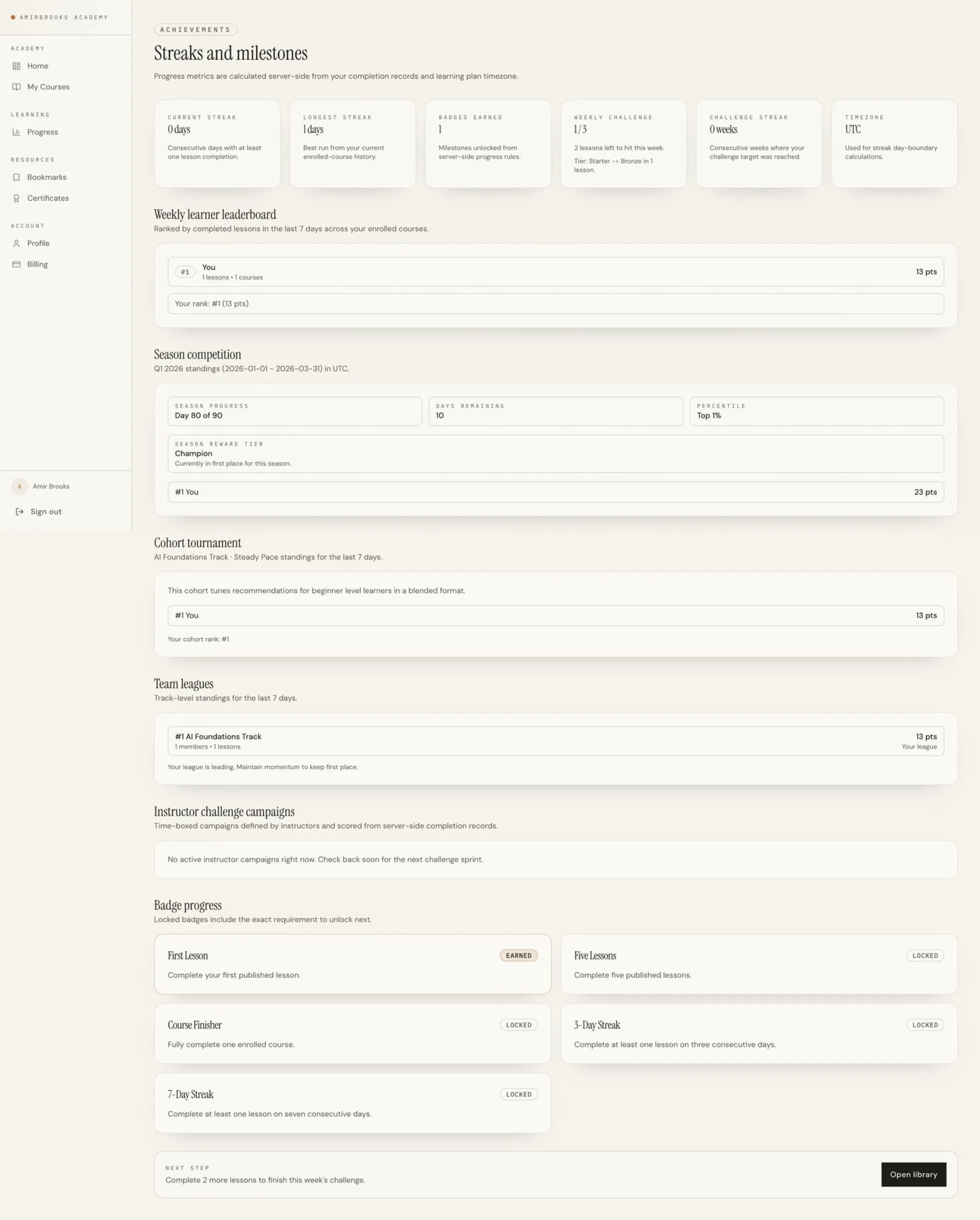 Custom Lms Achievements Desktop 2026 03