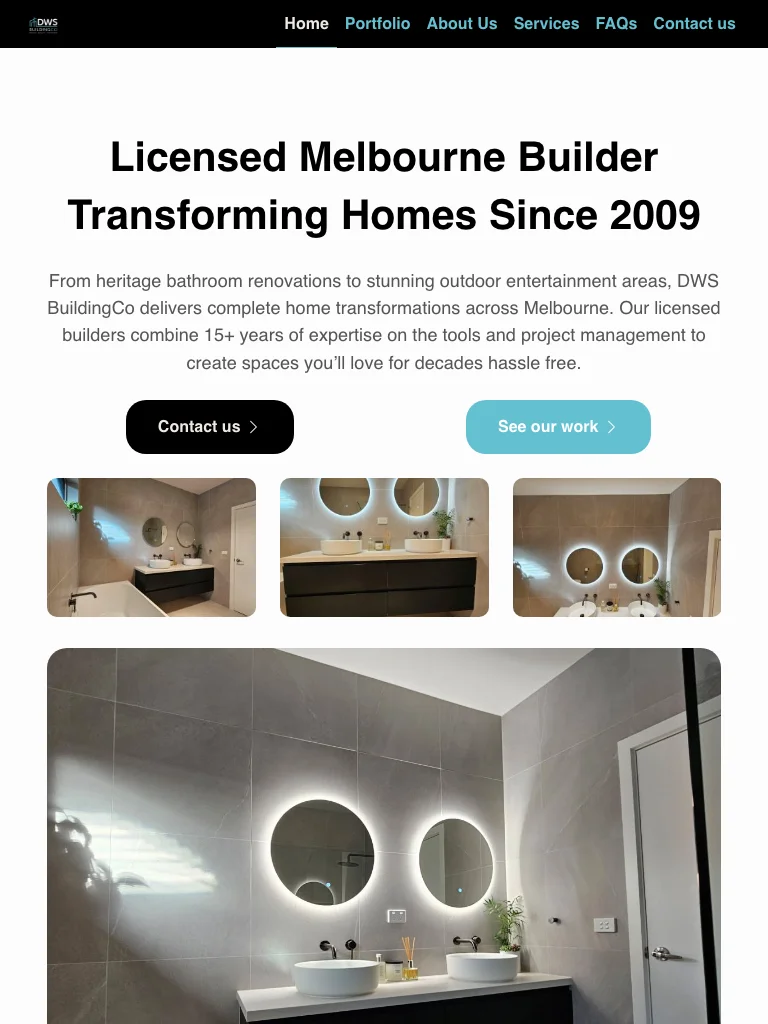 Dws Building Old Homepage Tablet