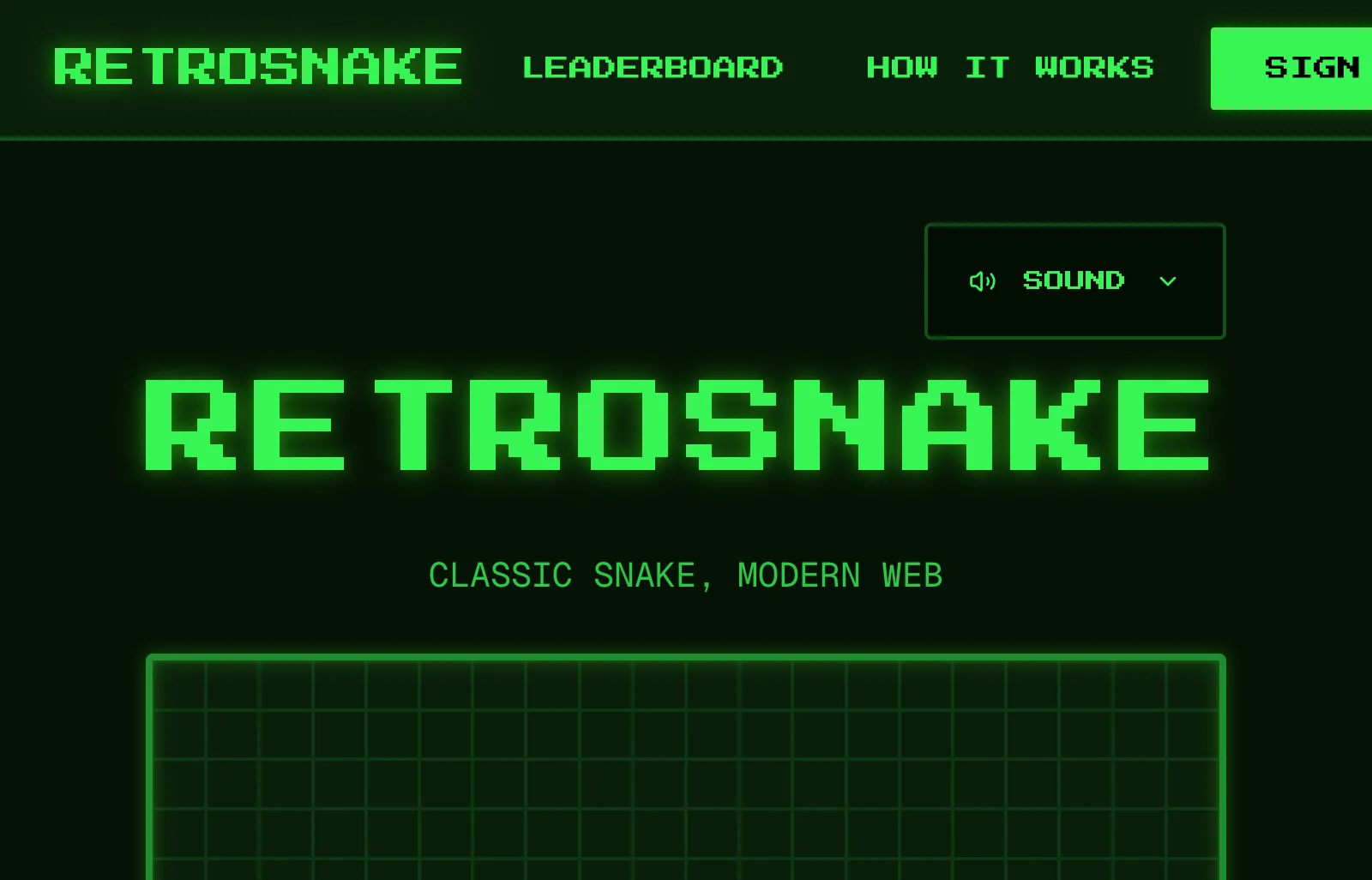 RetroSnake — cover plate