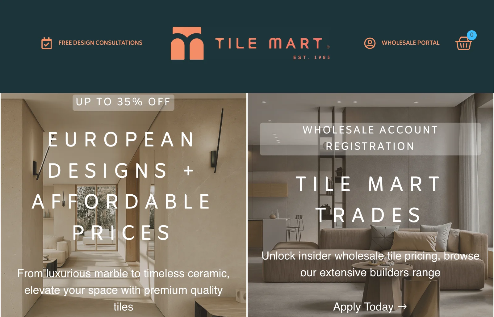 TileMart Suite — cover plate