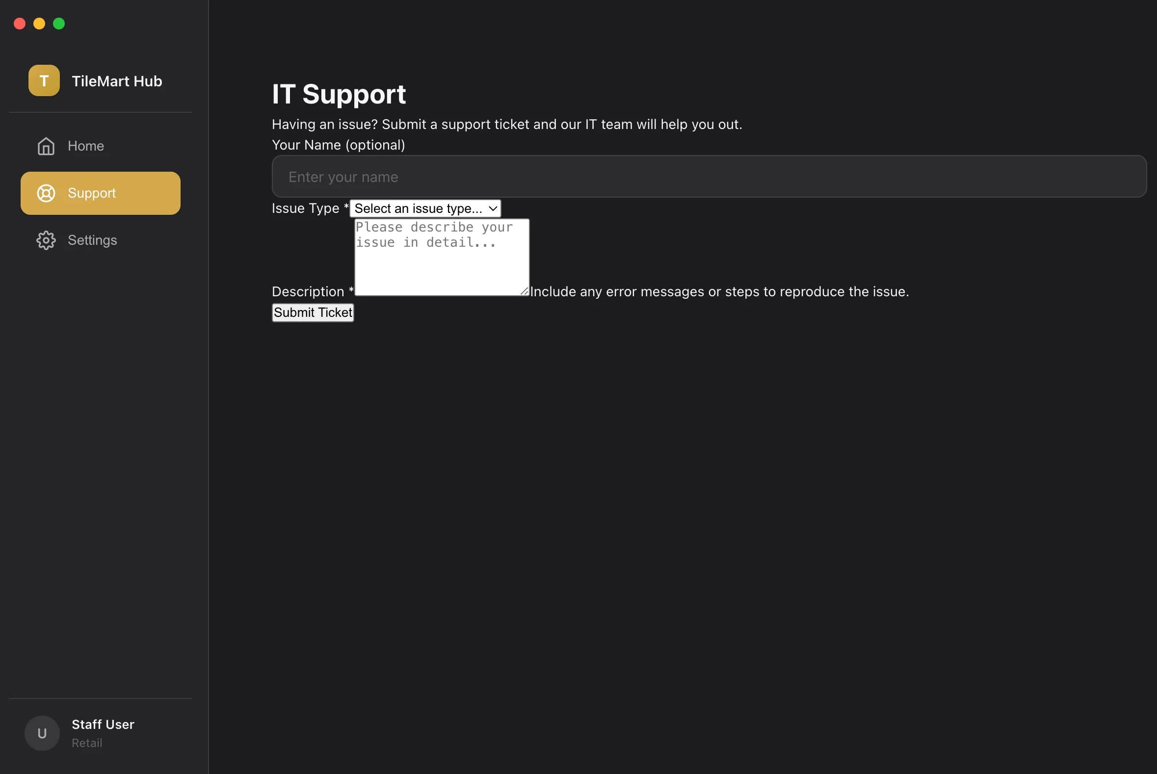 Hub Local Screenshot Desktop 2026 02